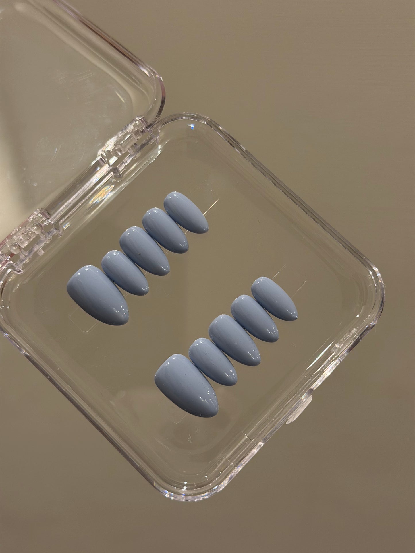 N398 Baby Blue Almond Naild