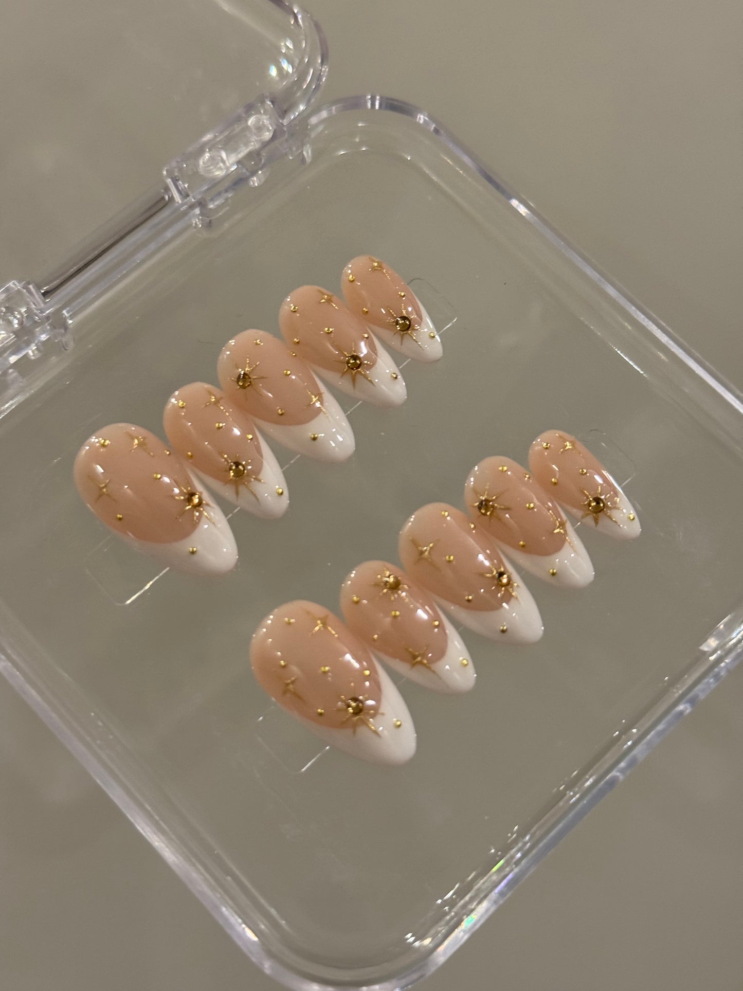 N247 Champagne French Nails