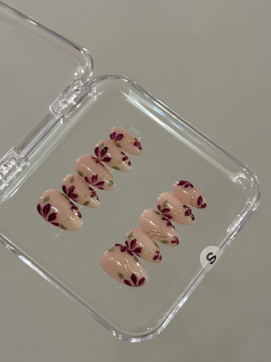 N179 Botanical Nails Set