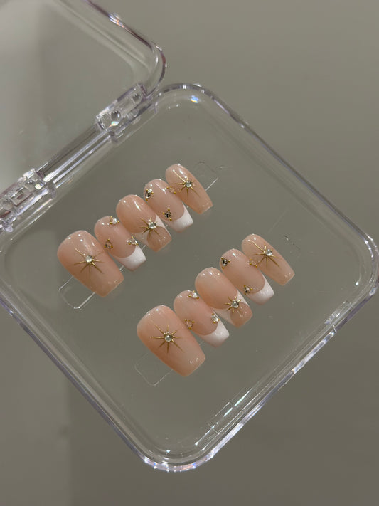 N300 Diamanté Coffin Nails