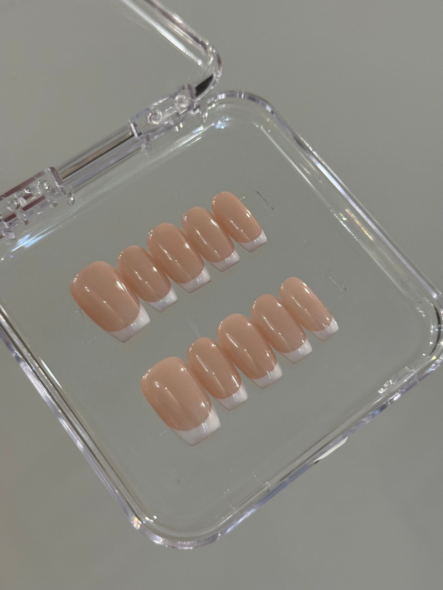 N260 Square French Nails