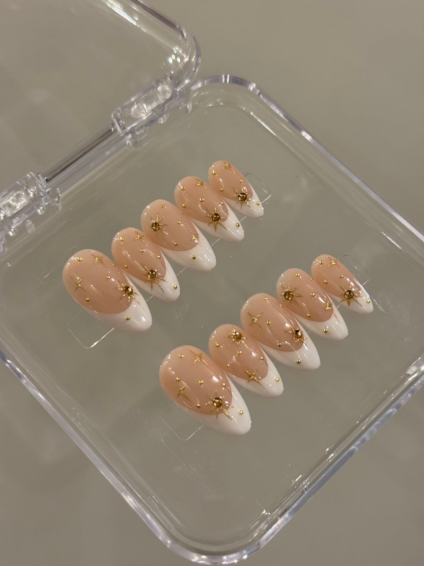 N247 Champagne French Nails