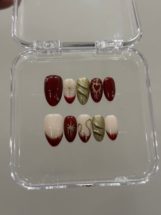 N211 Ruby Olive Nails