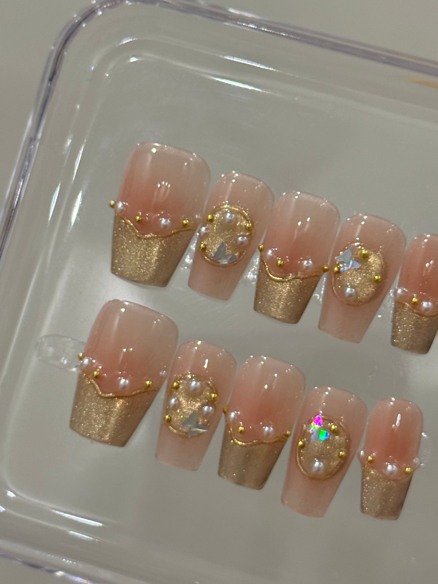 N19 Gold Sands Nails Set