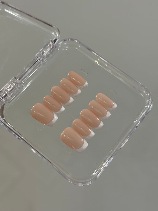 N260 Square French Nails