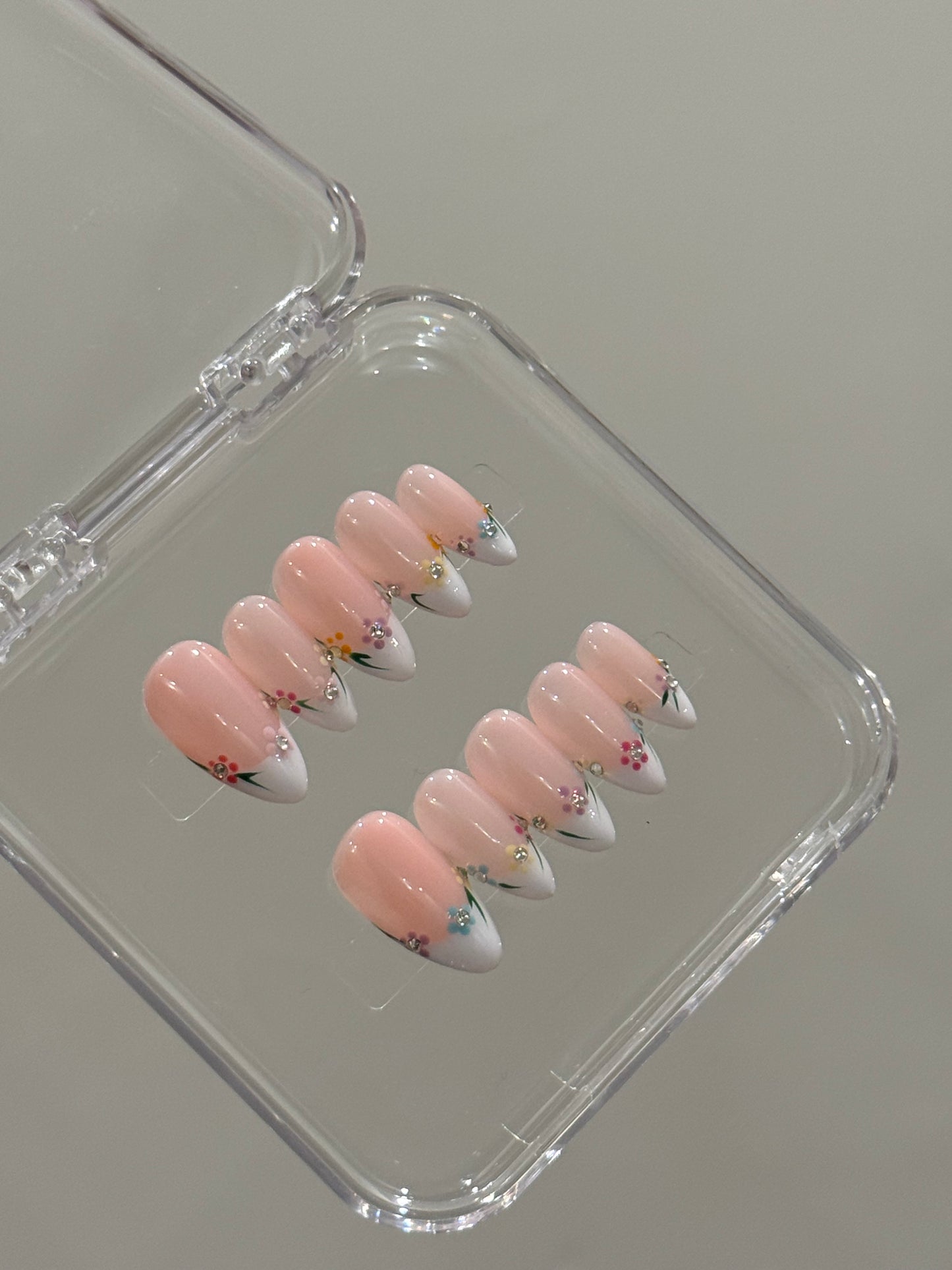 N199 Minty French Nails