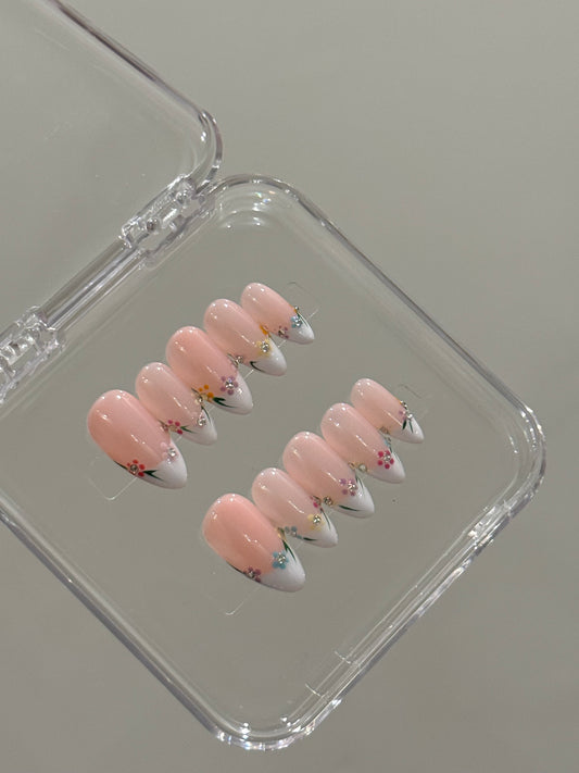 N199 Minty French Nails