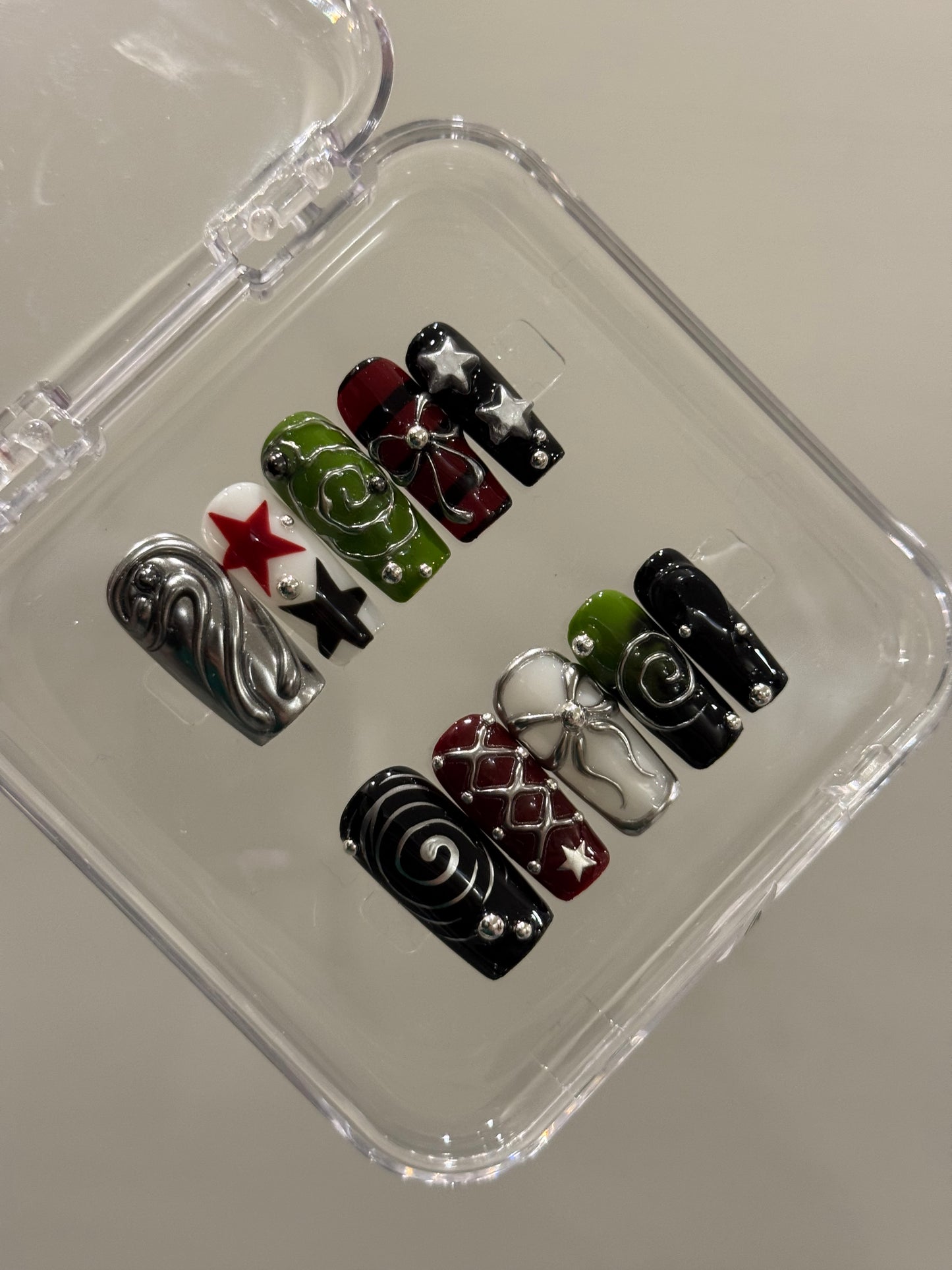 N355 Kpop Long Nails
