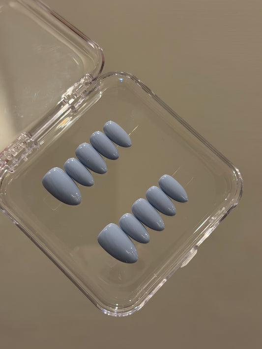 N398 Baby Blue Almond Naild