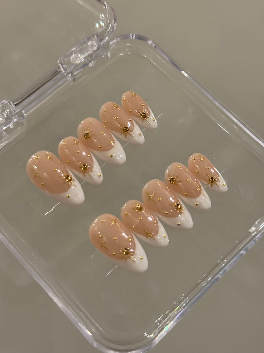 N247 Champagne French Nails