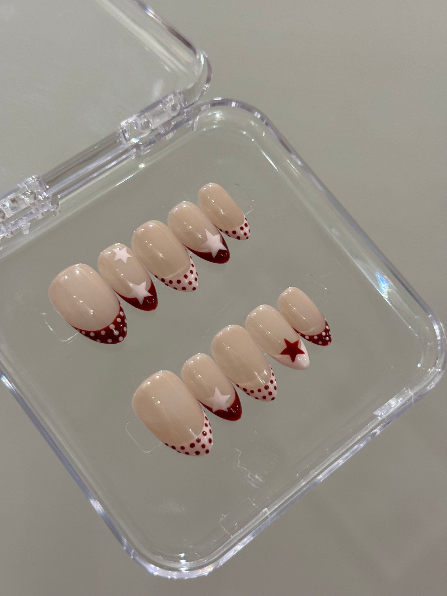 N279 Polka with Star Nails