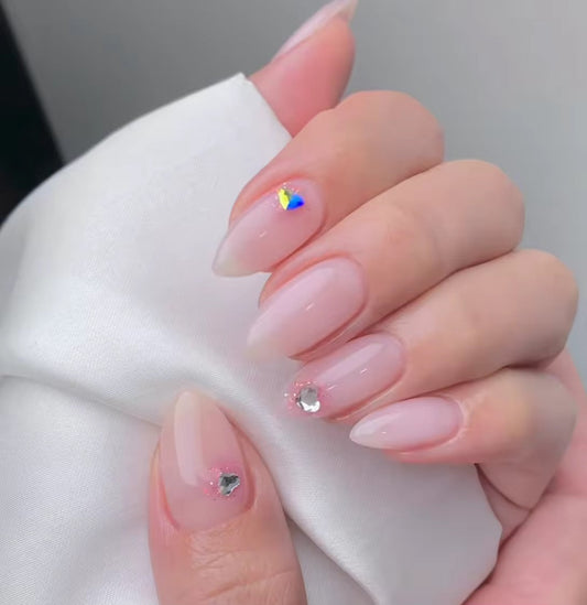 N62 Pink Jelly Nails Set