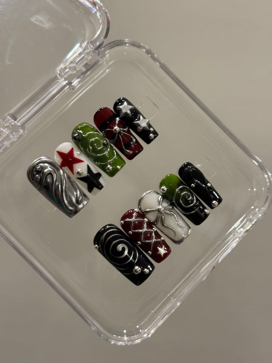 N355 Kpop Long Nails