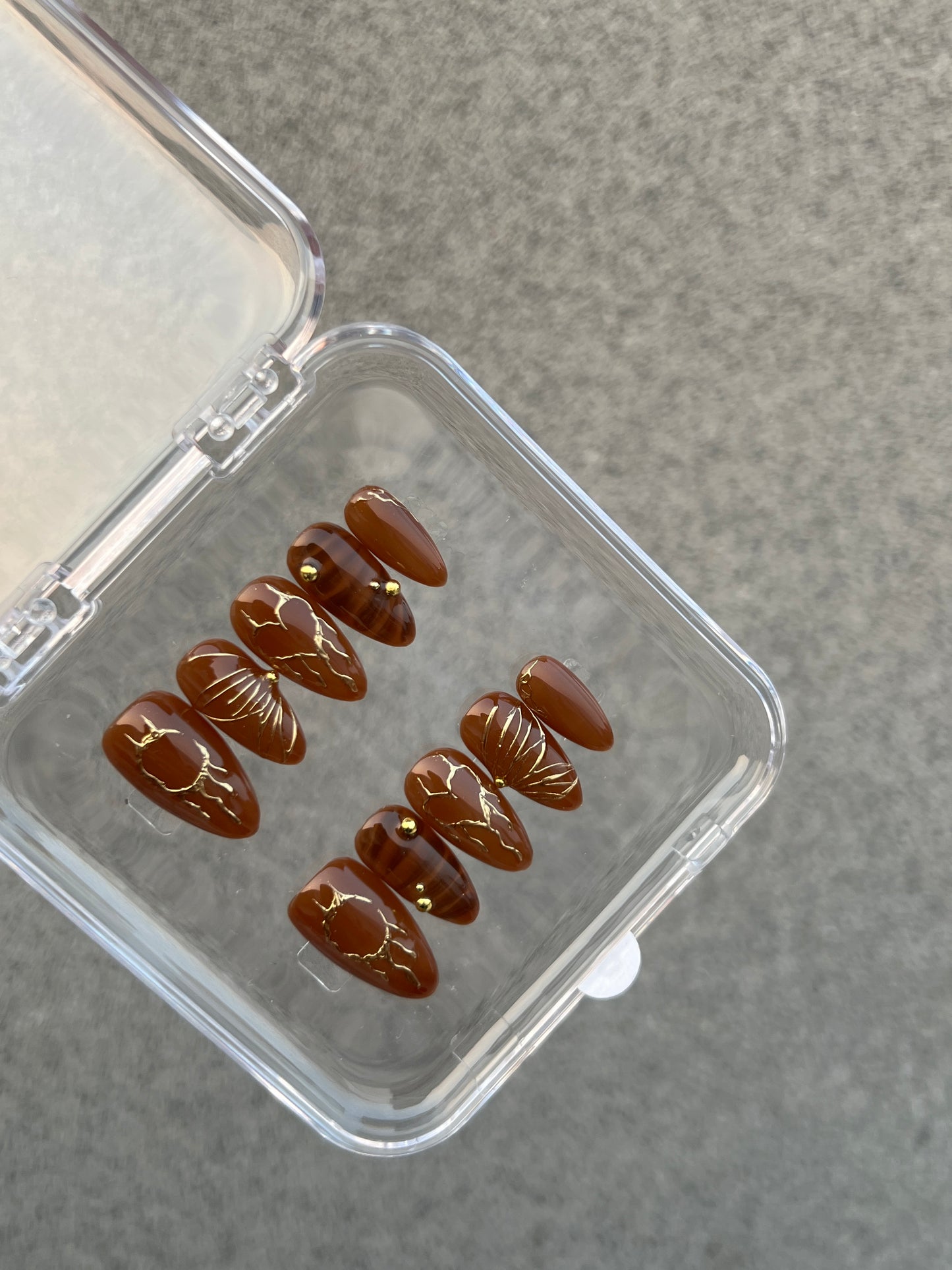 N102 Fall Season Nails Set