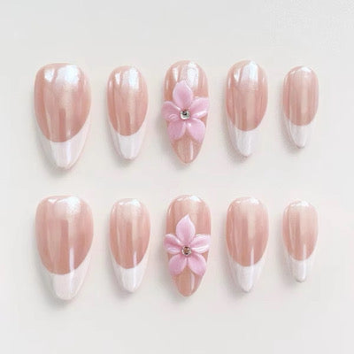 N162 Pearlescent Nails Set