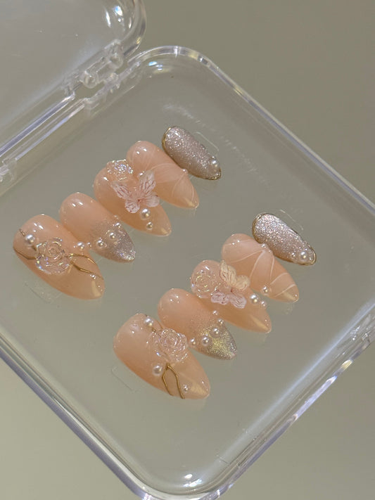 N73 Peachy Butterfly Set