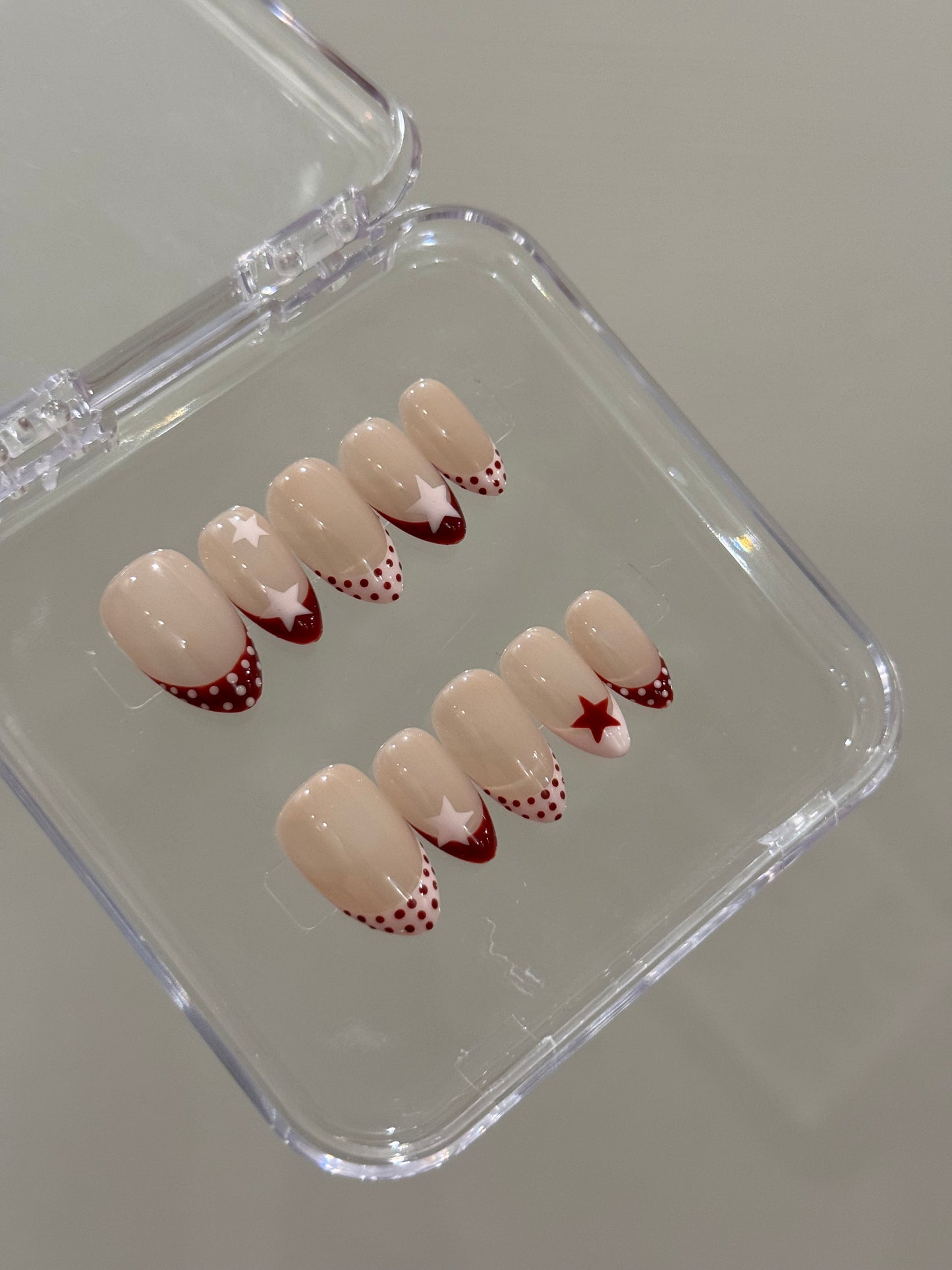 N279 Polka with Star Nails